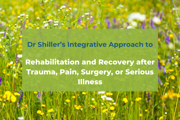 Dr Shiller’s Integrative Approach to Rehabilitation and Recovery after Trauma, Pain, Surgery, or Serious Illness